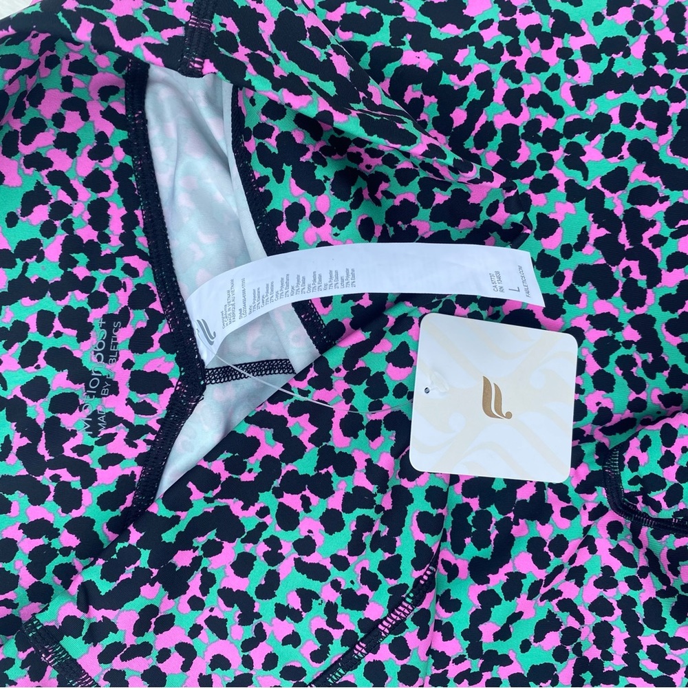 Fabletics Purple Cheetah Pattern Set - Picture 4 of 5